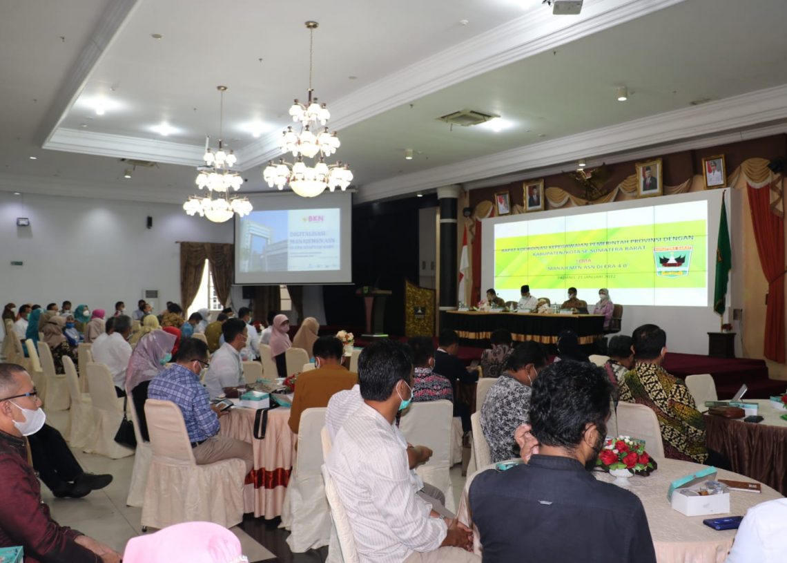 Gubernur Mahyeldi Dukung Percepatan Digitalisasi Manajemen ASN