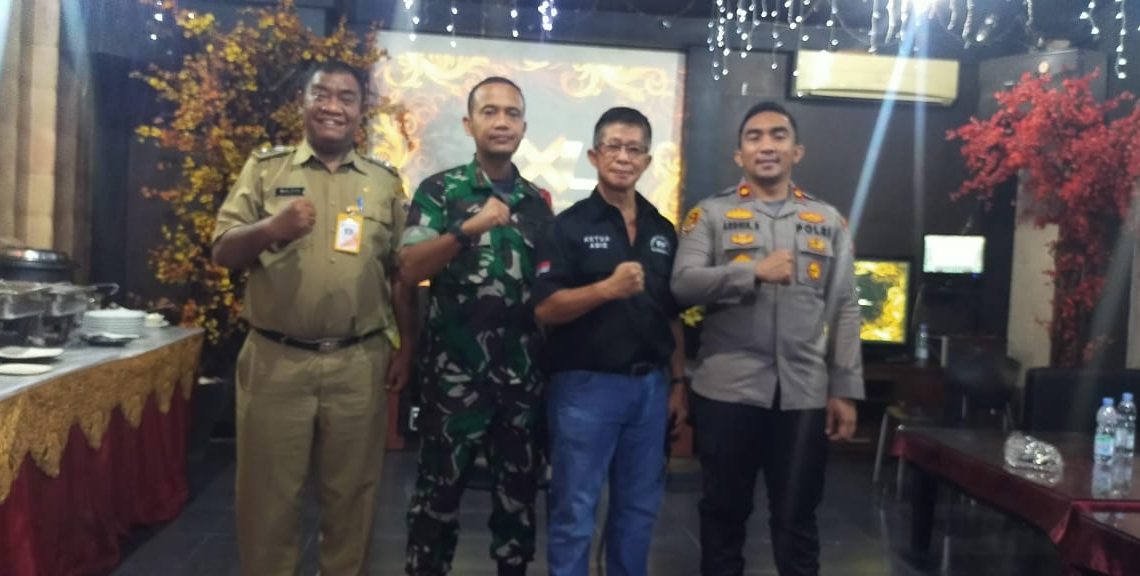 Danramil 04/CK Bersama Kapolsek Cengkareng dan Lurah Cengkareng Barat Jalin Silaturahmi Jelang Ramadhan