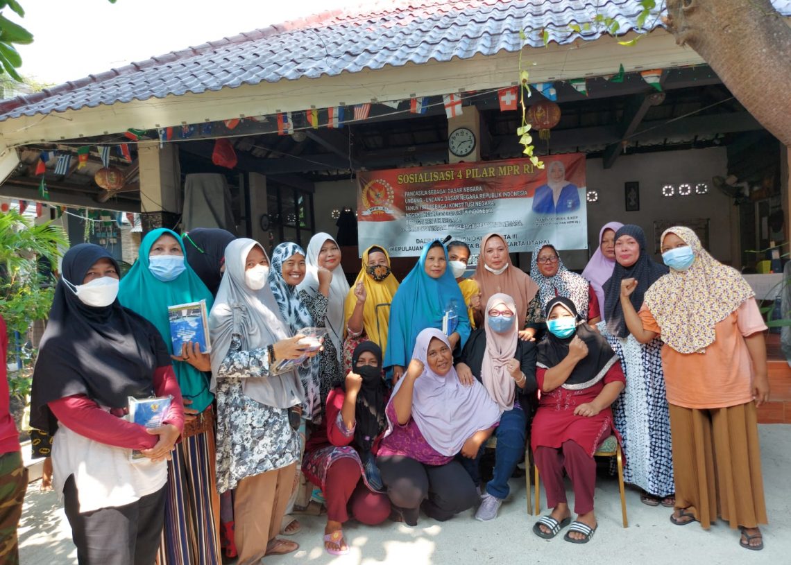 Ratusan Masyarakat Kepulauan Seribu Hadiri Sosialisasi 4 Pilar Kebangsaan Bersama Dian Istiqomah