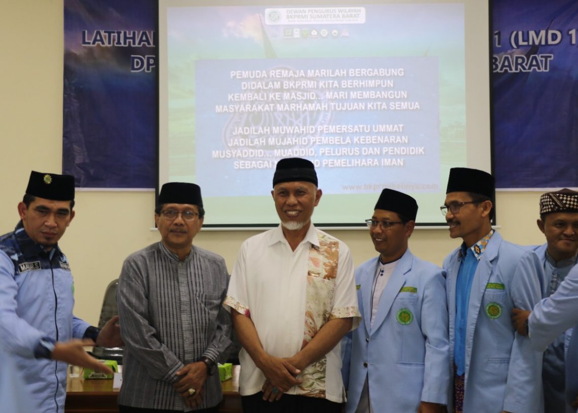 Gubernur Mahyeldi Buka Latihan Manajemen Dakwah BKPRMI Sumbar