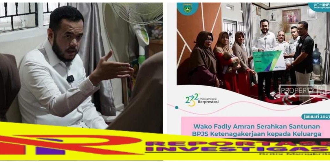 Keluarga Almarhum Wirmon Terima Santunan BPJS Ketenagakerjaan dari Wako Fadly Amran
