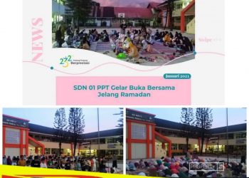 Buka Bersama Jelang Ramadan Digelar SDN 01 PPT