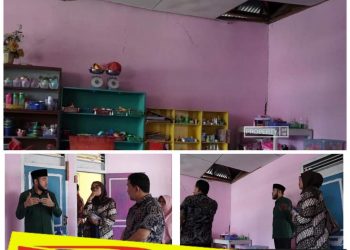 Dinding Kelas TK Tunas Karya Padang Panjang Segera Dibetulkan