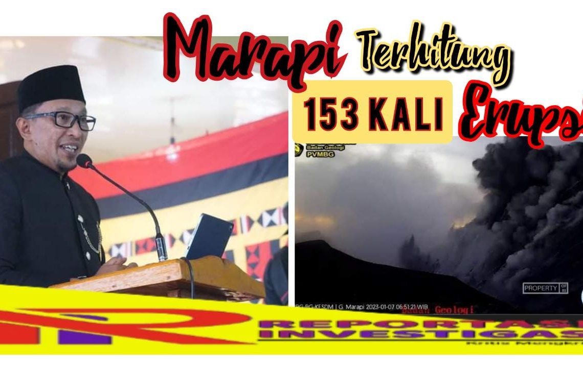 Sudah 153 Erupsi, Bupati Imbau Khatib, Imam dan Ustadz Doa Bersama Jamaah