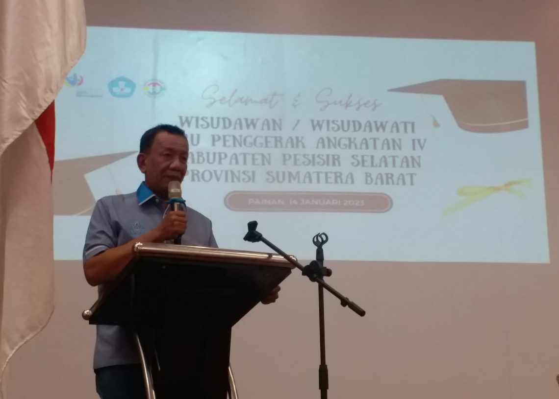 Bupati Rusma Hadiri Wisuda Guru Penggerak Angkatan IV Kab Pessel