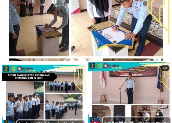 Rutan IIB Salto Tandatangani Pembangunan Zona Integritas 2023