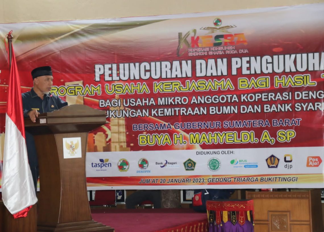 Atasi Masalah Permodalan UMKM Sumbar, Buya Mahyeldi Luncurkan Program KOKESRA