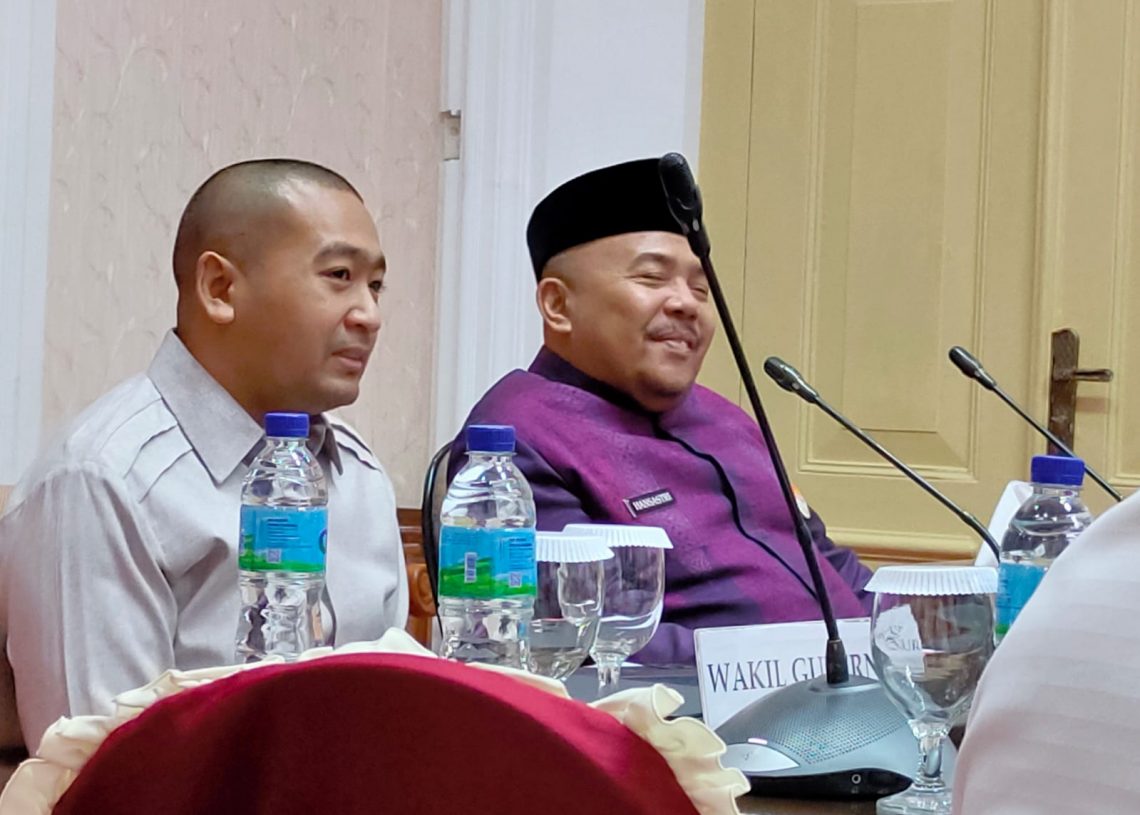 FGD Bersama Forkompimda, Wagub Audy Tanggapi Inflasi