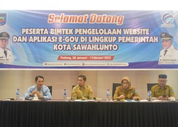 Optimalkan Pengelolaan Website dan Aplikasi E-Government, Pemko Sawahlunto Gelar Bimtek