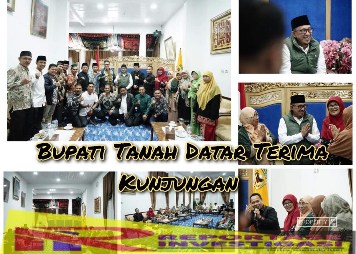 Bupati Tanah Datar Terima Kunjungan Pengurus Muhamadiyah dan Aisyiyah Pabasko