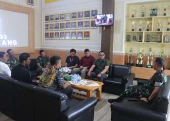 Dandim 0833/Kota Malang Terima Audensi Pengurus PPI Kota Malang