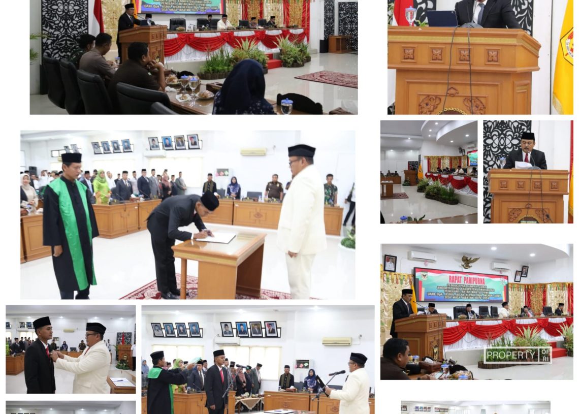 DPRD Tanah Datar Gelar Paripurna, Wendri Aswil Dilantik Jadi Anggota DPRD Sisa Masa Jabatan 2019-2024
