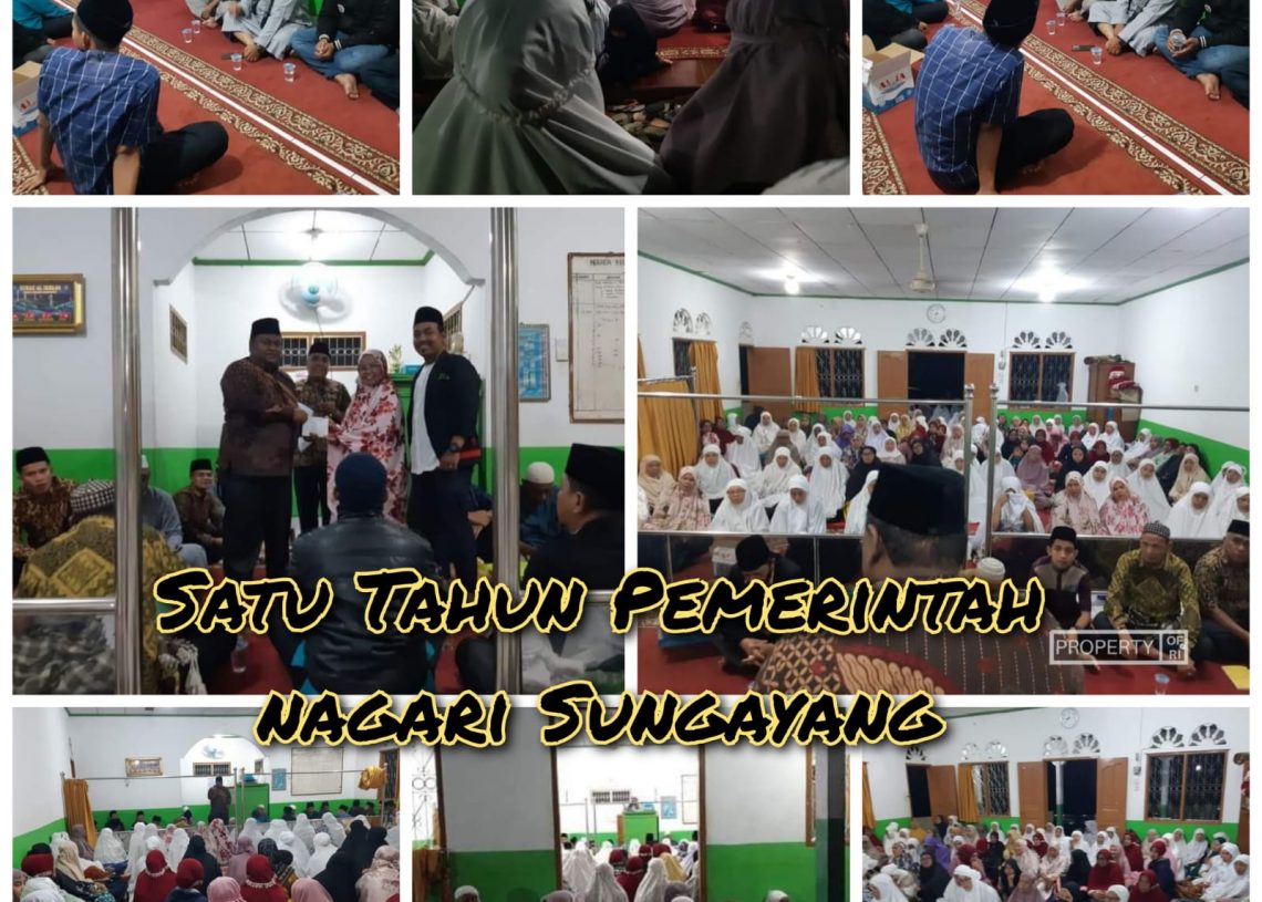Peringatan Satu Tahunan Pemnag, Sungayang Gelar Syukuran