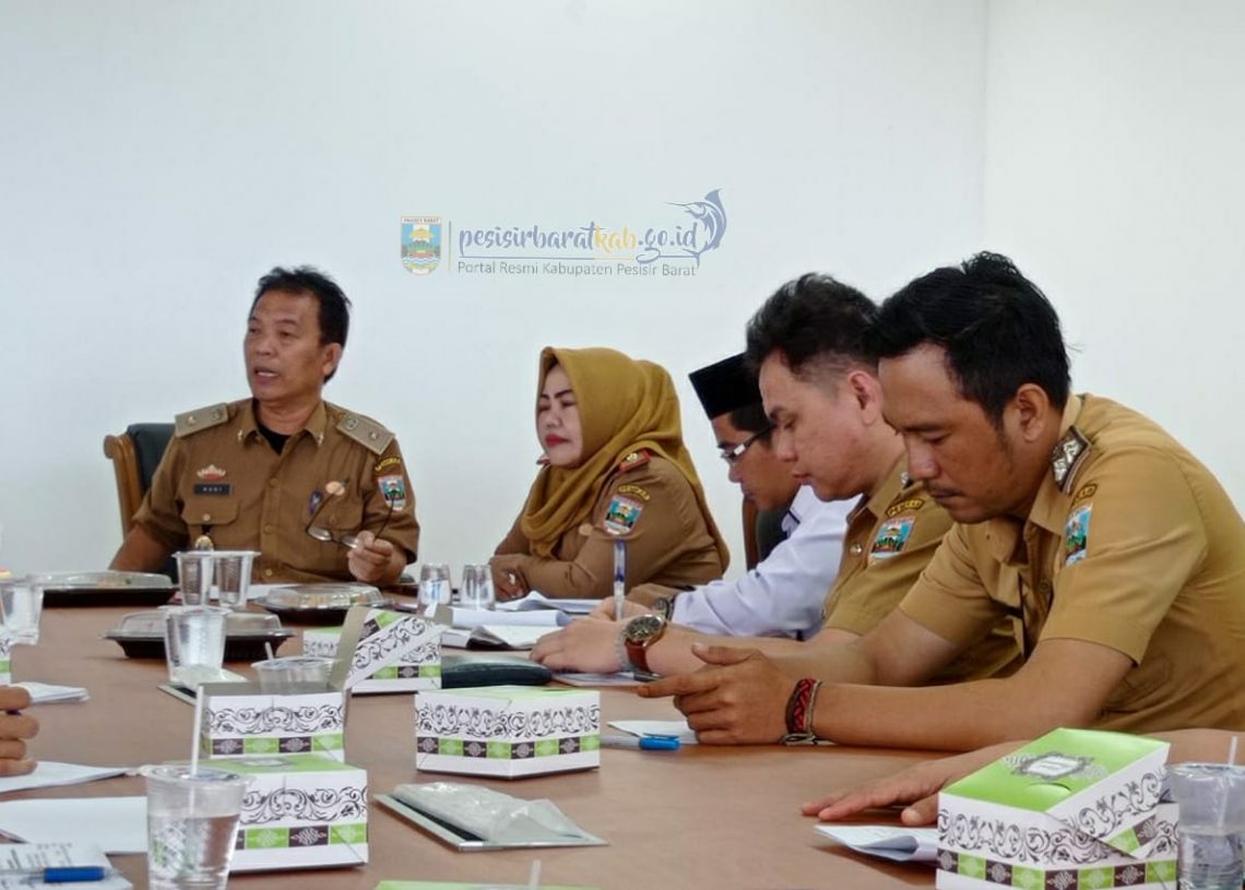 Terkait Pelaksanaan STQ, Pemkab Pesibar Gelar Rapat Bersama Kemenag