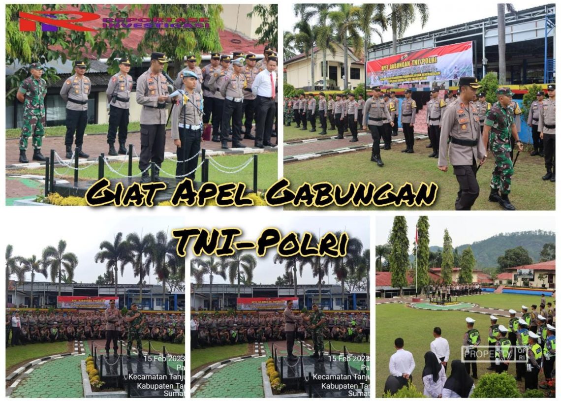 Mitigasi Bencana di Tanah Datar, TNI-Polri Gelar Apel Gabungan