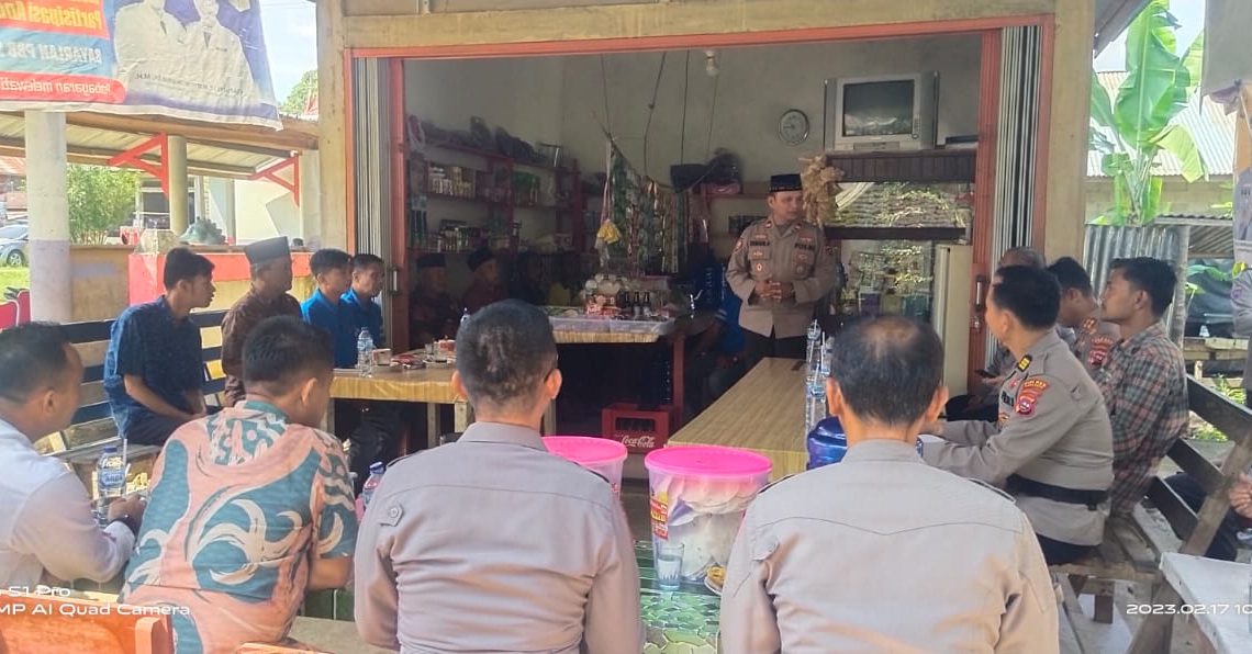 “Jum’at Curhat” Lagi, Kapolres Berkunjung ke Nagari Taluk Kecamatan Lintau Buo