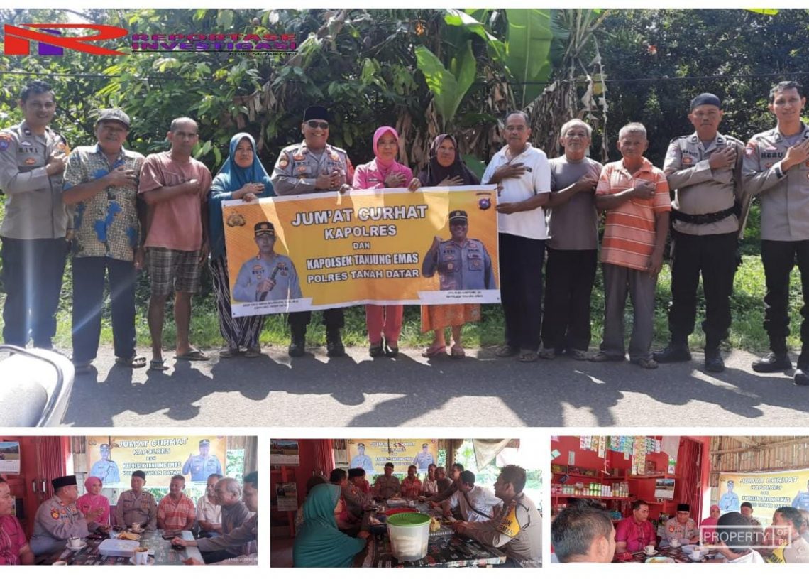 Dua Aspirasi Ditampung Polsek Tanjung Emas saat Giat Jumat Curhat di Jor Saruaso Timur Nagari Saruaso