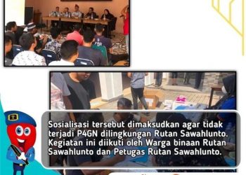 Rutan Kelas IIB Salto Kedatangan Tamu dari BNNK Sawahlunto, Semua Dites Urine