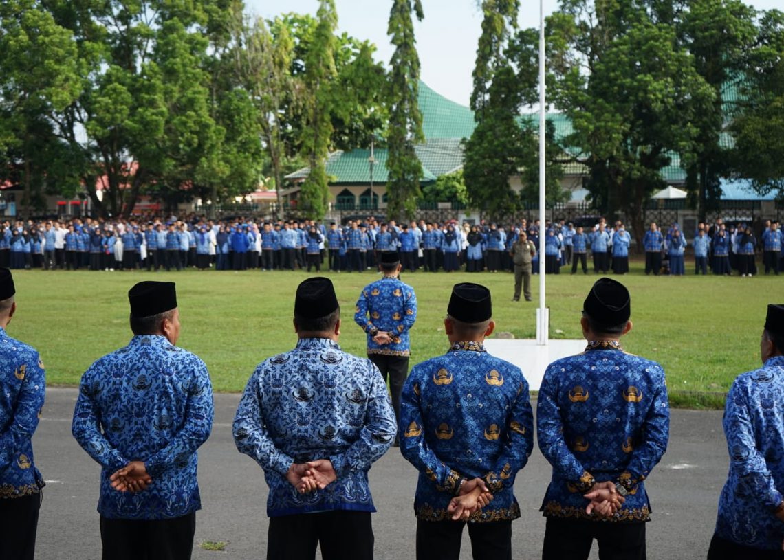 Jelang Peringatan Isra’ Mi’raj, Bupati Solok Gelar Apel Gabungan