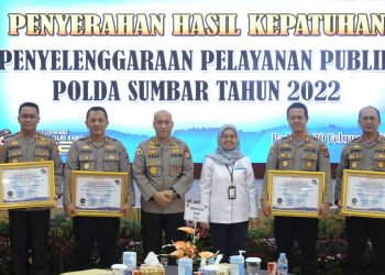 Kapolres Sawahlunto AKBP Purwanto Hari Subekti S.Sos Terima Penghargaan dari Ombudsman RI