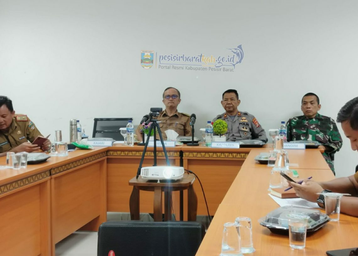 Pengendalian Inflasi Daerah Tahun 2023, Pemkab Pesisir Barat Ikut Rapat dengan Mendagri