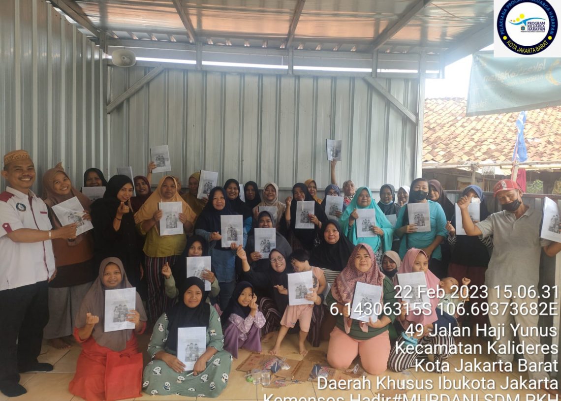 PKH Kelurahan Kalideres Gelar Giat KKS di Rumah Aspirasi Dian Istiqomah