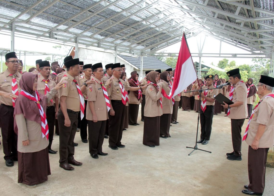 Ketua Kwarcab Pramuka Kota Solok Lantik Pengurus Saka Widya Budaya Bakti Periode 2023-2028