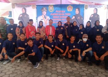 Pengurus Karang Taruna 6 Kelurahan di Kecamatan Way Halim Resmi Dilantik