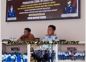 Penguatan Zona Integritas, Kadivmin Kanwil Kemenkumham Kunjungi Rutan Kelas IIB Sawahlunto