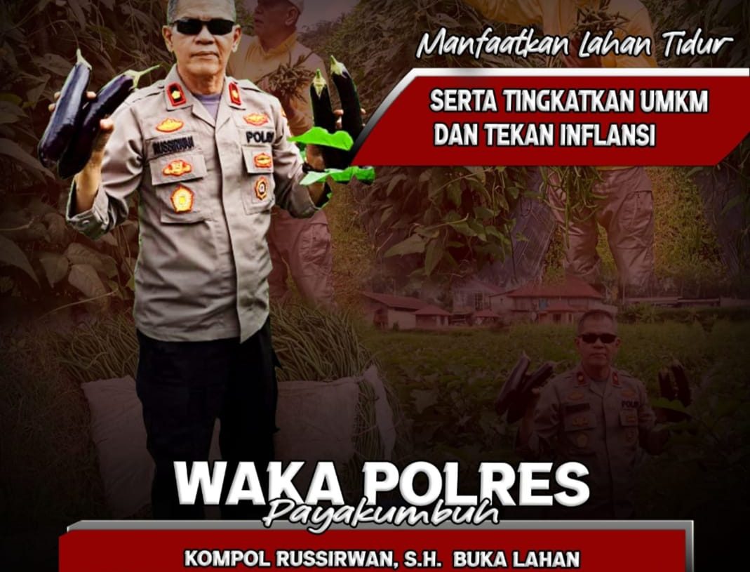 Kisah Inspiratif Kompol Russirwan, SH, Polisi yang Nyambi jadi Petani