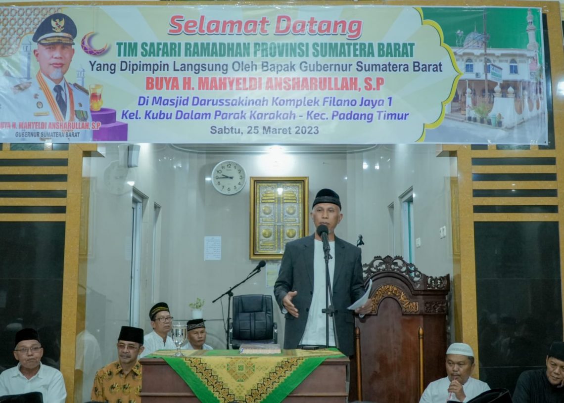 Gubernur Mahyeldi Ajak Masyarakat Lebih Peduli Terhadap Perilaku Generasi Muda