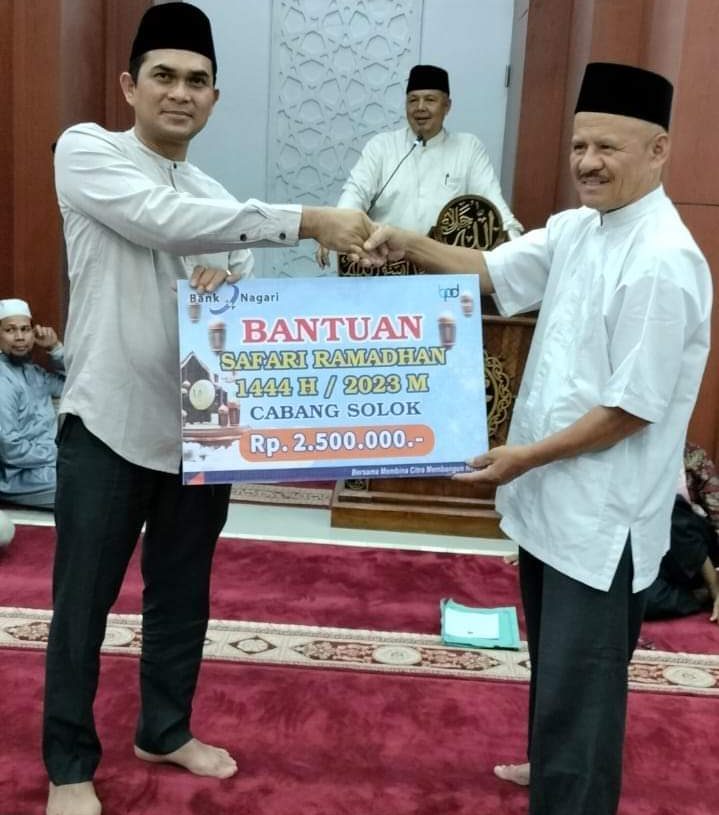 Tim I TSR Kota Solok Sambangi Mesjid Nurul Hidayah Bandar Pandung