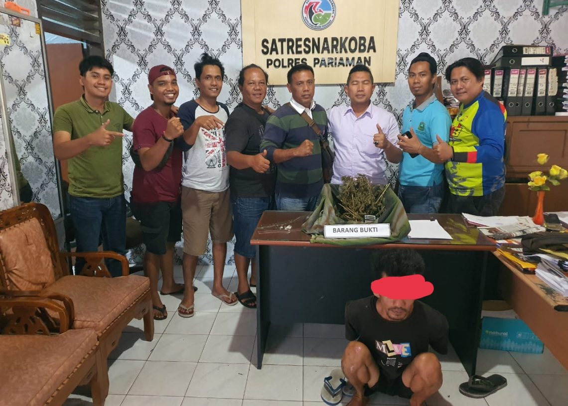 Digrebek saat Tidur, TO Narkoba di Pasir Baru Pilubang Dibuat Tak Berkutik