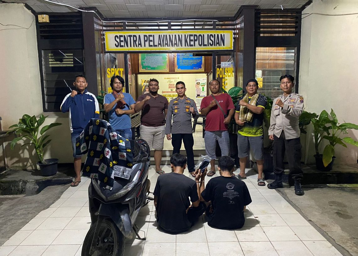2 Pemuda Pelaku Jambret Diamankan Jajaran Polres Dharmasraya