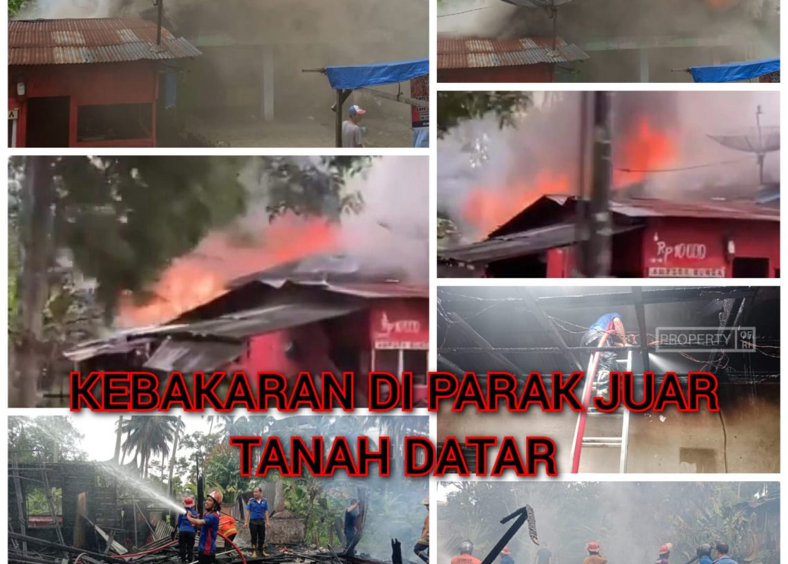 Begini Kronologi Kebakaran di Jorong Parak Juar Tanah Datar, serta Data Pemilik Rumah