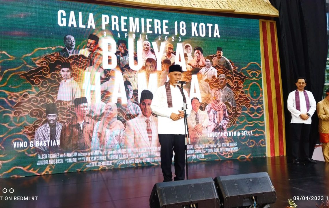 Bersama Perantau Minang, Gubernur Sumbar Hadiri Pemutaran Gala Premiere Film Buya Hamka