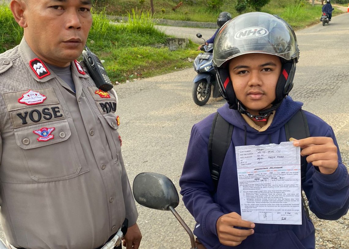 Satlantas Polres Sawahlunto Lakukan Tahapan Menuju Kota Tertib Berlalu Lintas