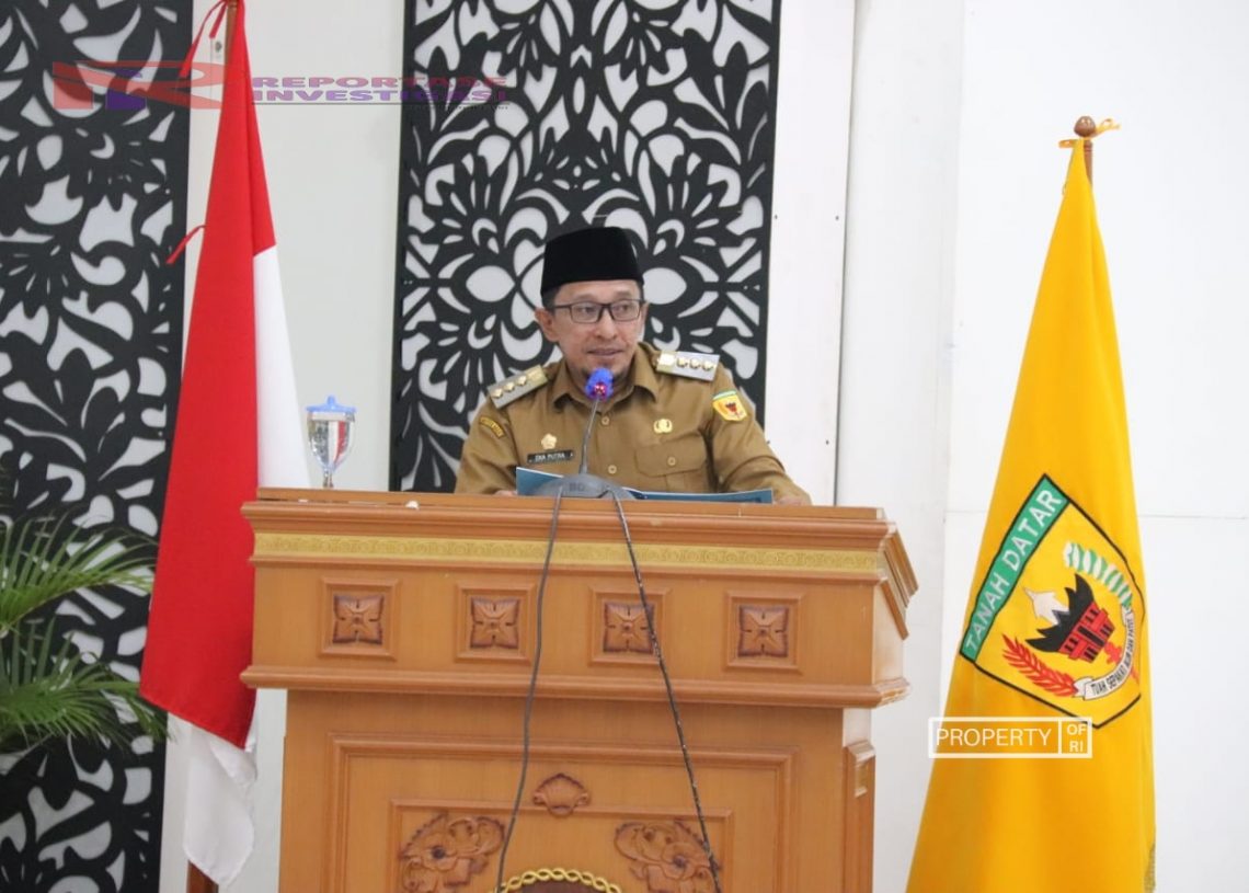 Bupati Tanah Datar Paparkan Nota Tiga Ranperda saat Paripurna DPRD Tanah Datar