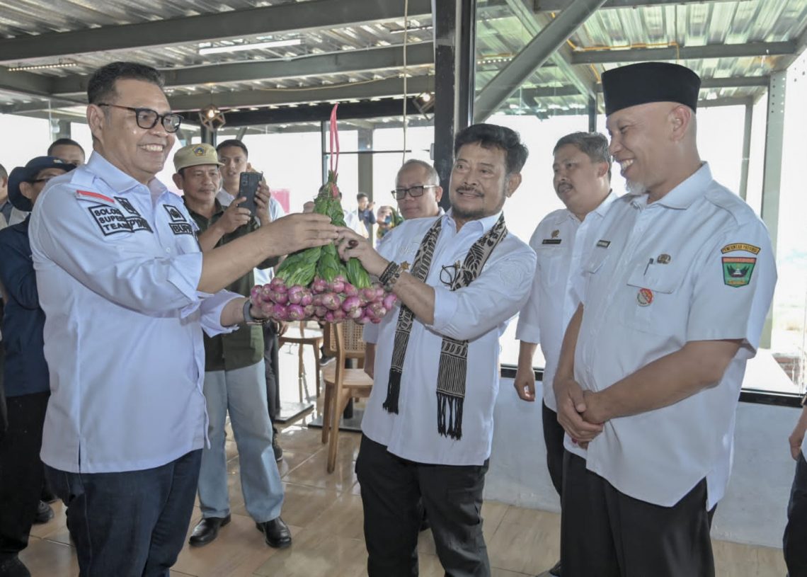 Mentan Siapkan Bantuan Anggaran untuk Konsep Pengembangan Sentra Bawang Merah di Sumbar