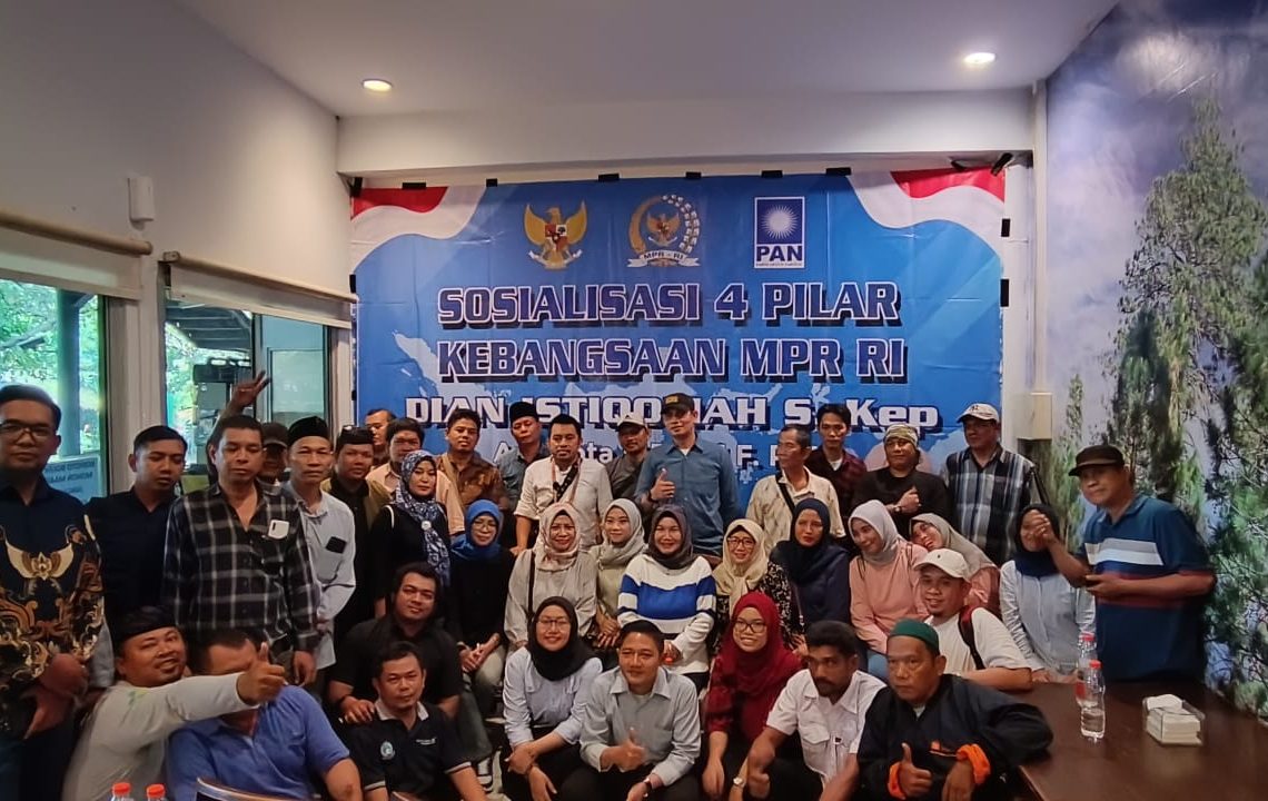 Komisi IX DPR RI Dian Istiqomah S.kep, Gelar Kegiatan 4 Pilar Kebangsaan MPR RI di Rawa Lele