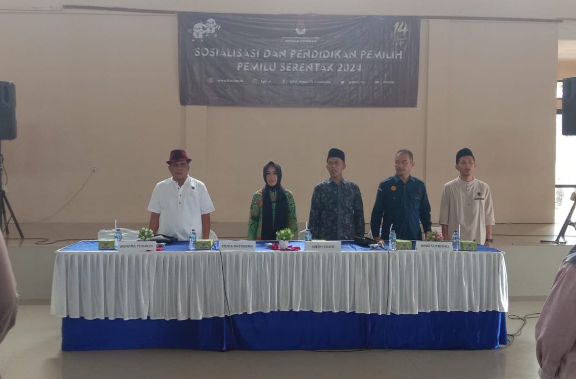 Tingkatkan Partisipasi untuk Hak Suara Pemilu 2024, Rezka Oktoberia : Gunakan Hak Pilih Kita dengan Baik dan Cerdas