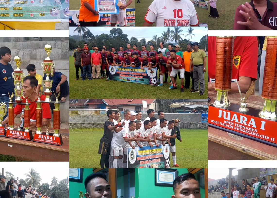 Partai Final Turnamen Wali Nagari Cup II Sungayang 2023, PSS Sumpur Keluar Sebagai Pemenang
