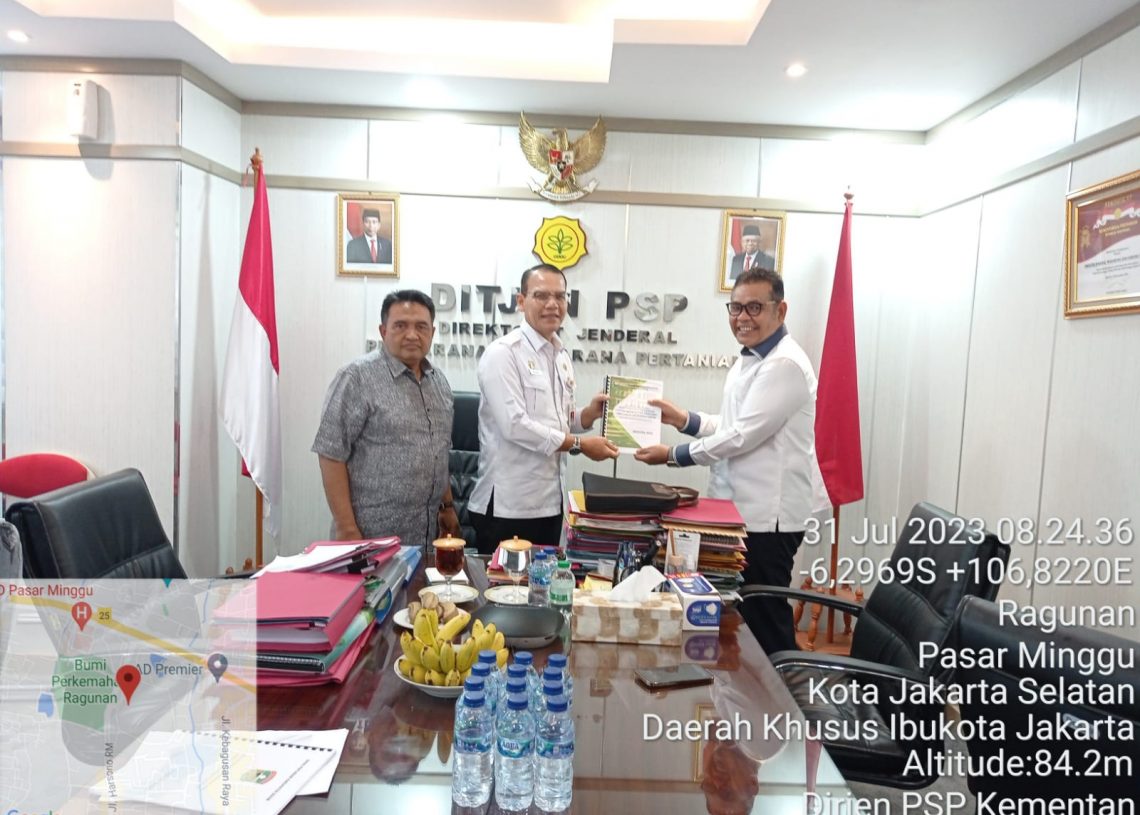 Gaet Dana Pusat Sektor Pertanian, Bupati Epyardi Asda Diterima Dirjen di Kementan