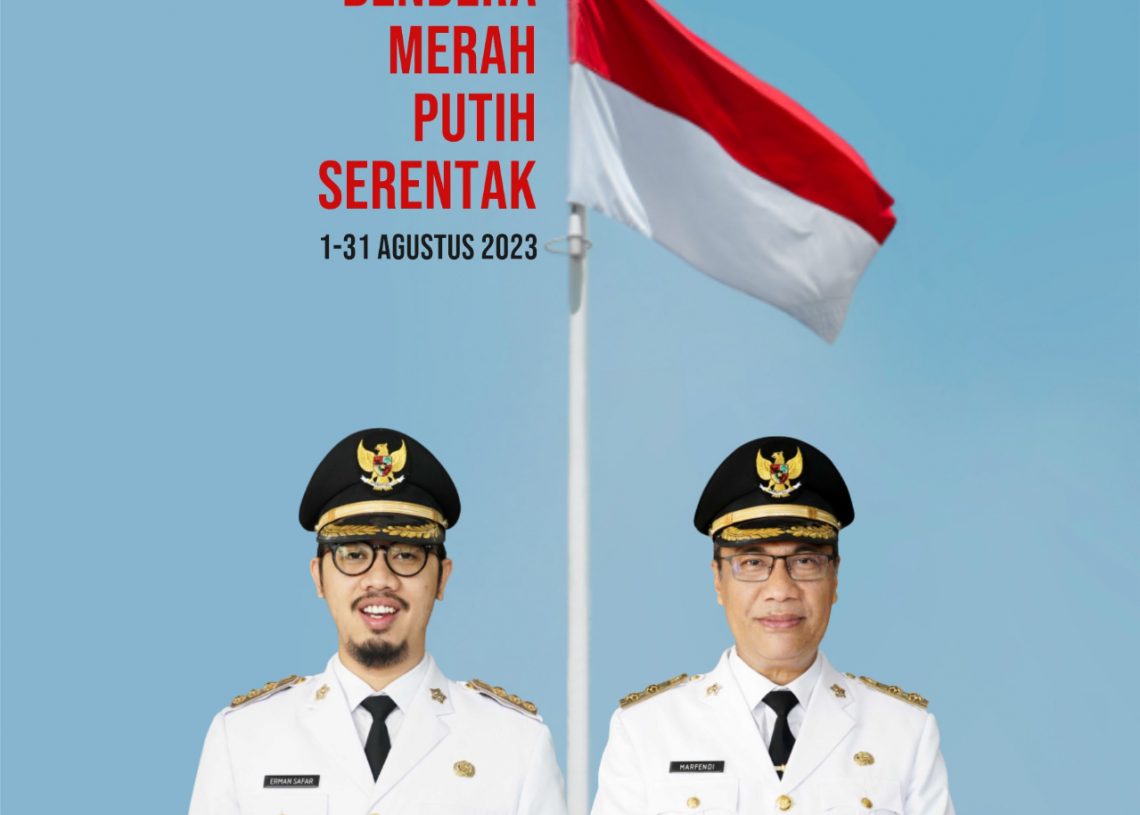 Wako Bukittinggi Himbau Warga : Ayo Kibarkan Bendera Merah Putih Serentak!