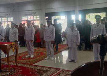 9 Kepala Desa Terpilih Periode 2023-2029 Dilantik Wako Deri Asta