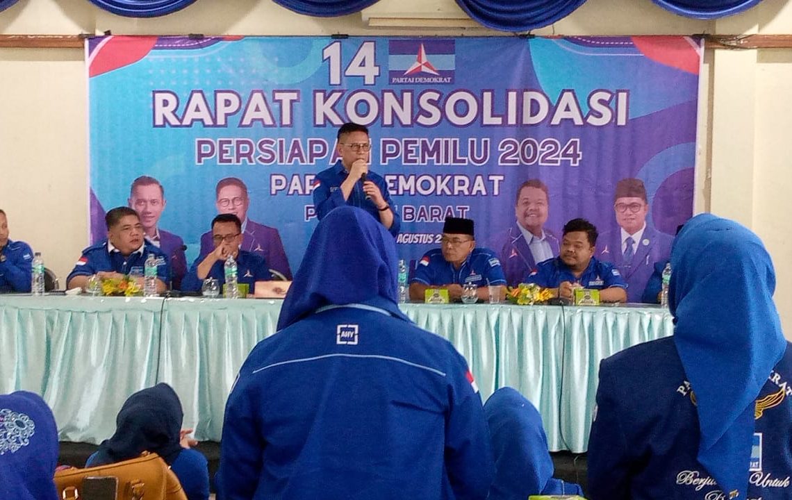 Partai Demokrat Pasaman Barat Adakan Rapat Konsolidasi Persiapan Pemilu 2024