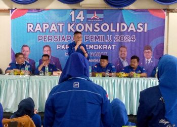 Partai Demokrat Pasaman Barat Adakan Rapat Konsolidasi Persiapan Pemilu 2024