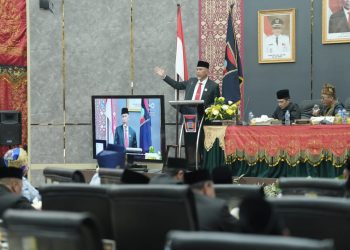 Hadiri HUT Kota Padang, Gubernur Mahyeldi Mengajak Seluruh Pihak Berbenah