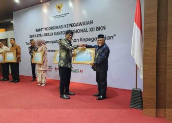 Pemko Sawahlunto Kembali Terima Penghargaan dari BKN
