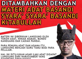 Pemko Bukittinggi Tambahkan Materi Muatan Lokal ABS-SBK untuk SD dan SMP
